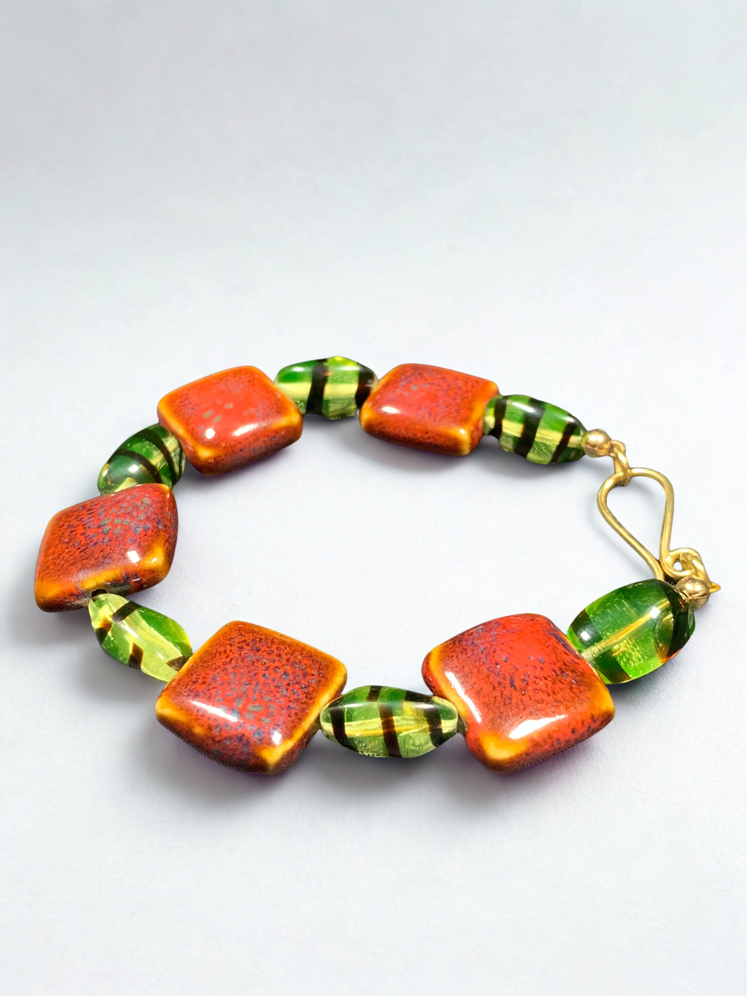 Bracelet "Verre & Flammes"