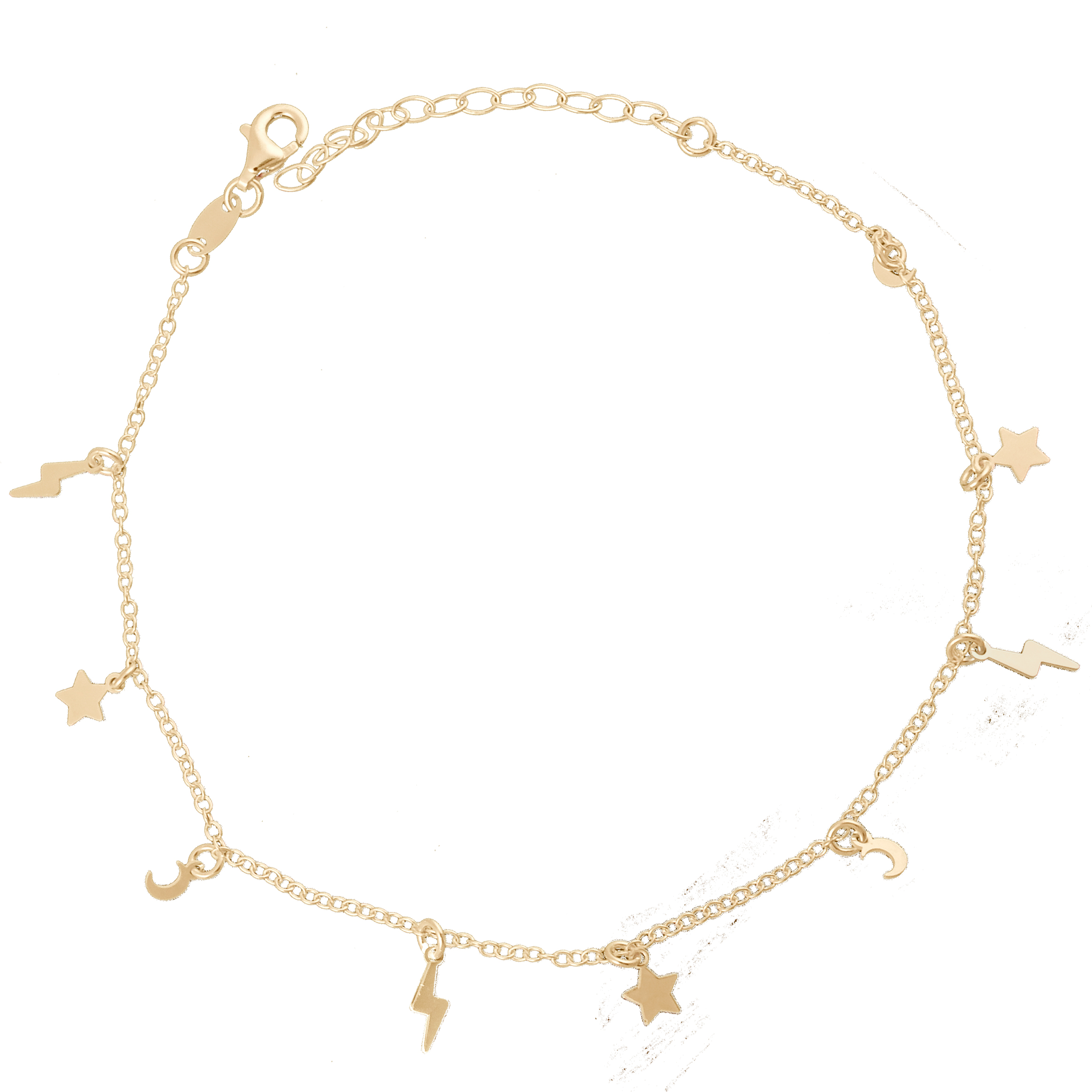 Chaine de cheville "Cosmos Doré"