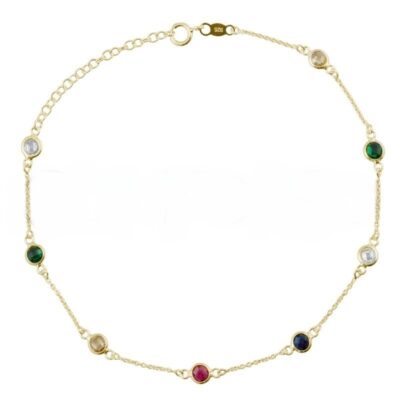 Chaine de cheville "Eclat d'Eté"