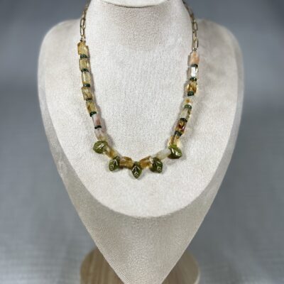 Collier "Verdélumine"