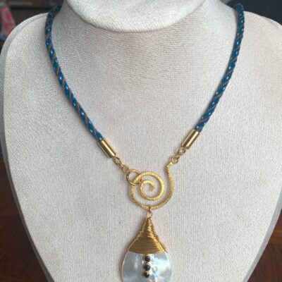 Collier "Eclat d'écume"